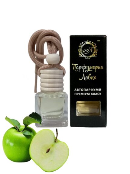 Підвісний автопарфум D90 Зелене яблуко 6 ml, фото 1